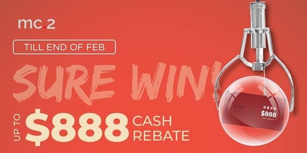 [mc.2 CNY Promo] Sure Win from $88 to $888 Cash Rebate Off Your Curtains/ Blinds Purchase!