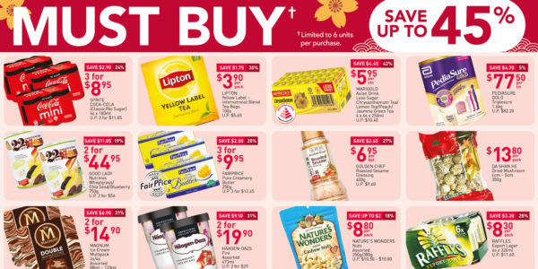 NTUC FairPrice Singapore Your Weekly Saver Promotions 28 Jan – 3 Feb 2021