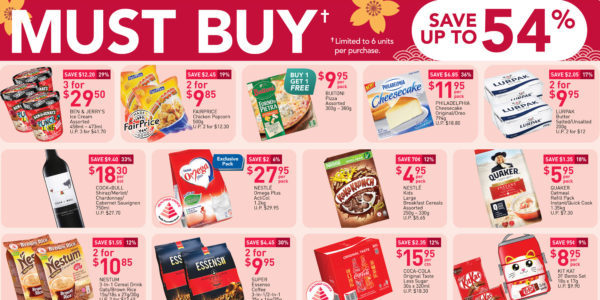 NTUC FairPrice Singapore Your Weekly Saver Promotions 21-27 Jan 2021