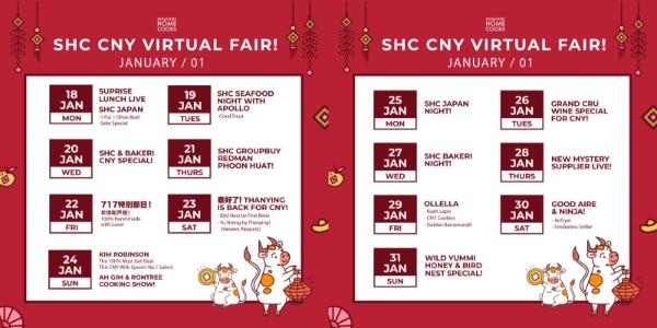 Singapore Home Cooks CNY Virtual Fair
