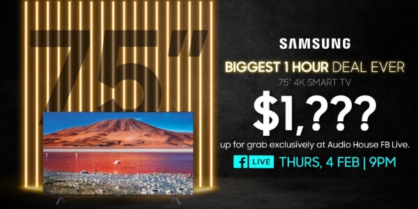 1st Ever Audio House x Samsung Facebook Live on 4 Feb 2021