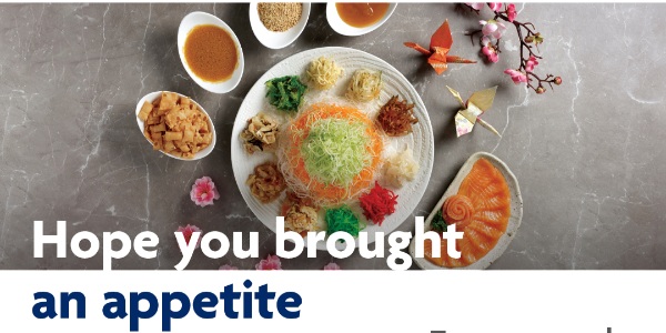 Enjoy a Free Upgrade on your Sushi Tei Prosperity Yusheng with your UOB Card this Chinese New Year!