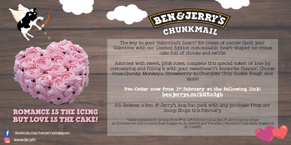 [Event Listing] Ben & Jerry’s Valentine’s Day Ice Cream Cake Offer