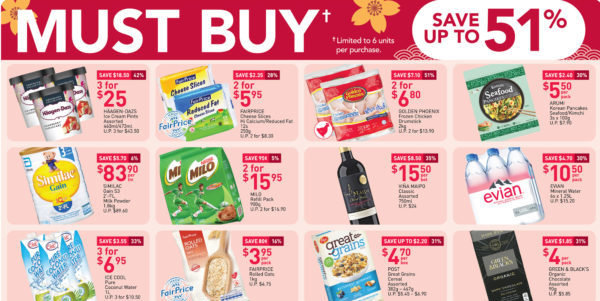 NTUC FairPrice Singapore Your Weekly Saver Promotions 25 Feb – 3 Mar 2021