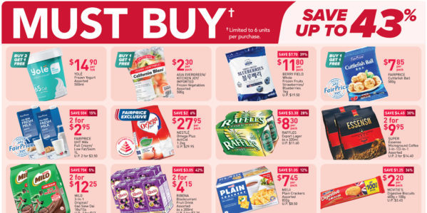 NTUC FairPrice Singapore Your Weekly Saver Promotions 8-14 Apr 2021