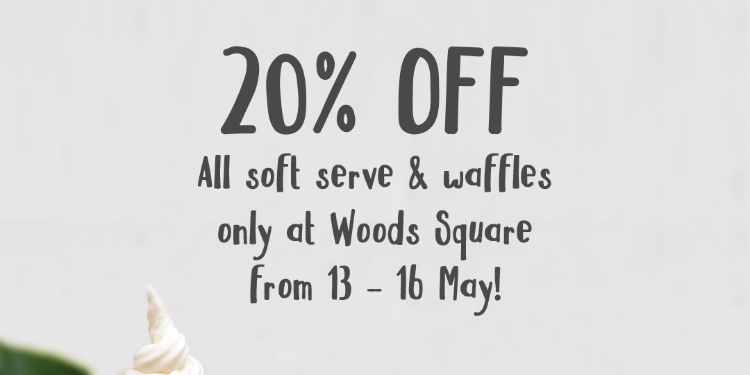 Cat & the Fiddle Singapore 20% Off All Soft Serve & Waffles Promotion 13-16 May 2021