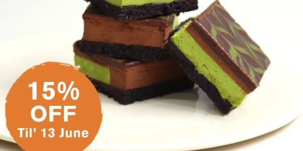Cedele Singapore 15% Off Chocolate Matcha Truffle Square Father’s Day Promotion ends 13 Jun 2021