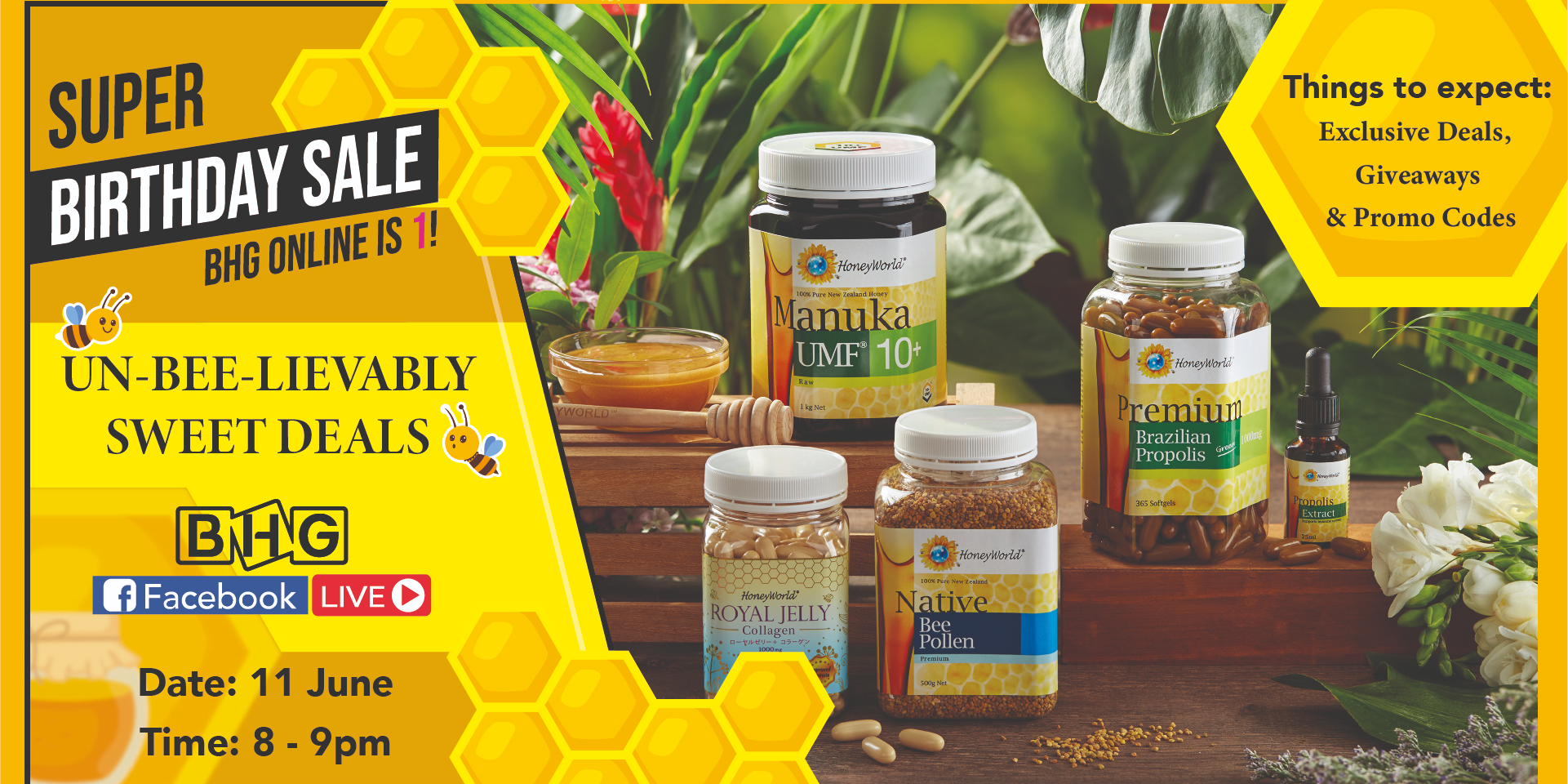 Un-BEE-lievably Sweet Deals, Giveaways, Promo Codes & More – BHG x HoneyWorld Live Stream