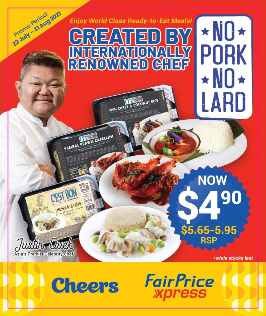 Ready Meals by Les Amis founder available at Cheers & FairPrice Xpress for less than $5! | Why Not Deals