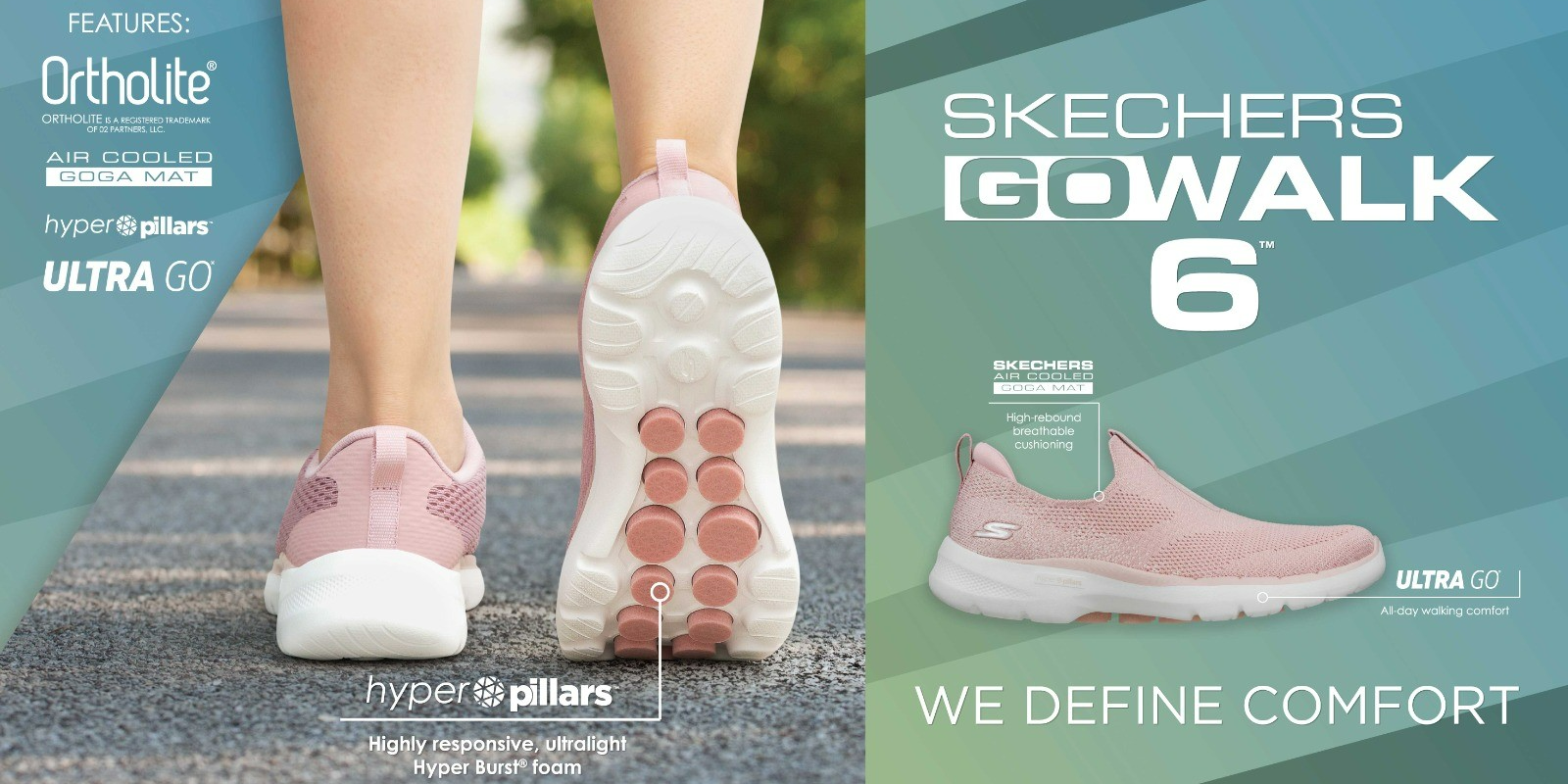 Skechers Launches 6th Generation of Iconic Walking Shoe: GOwalk6 (July Promotion)