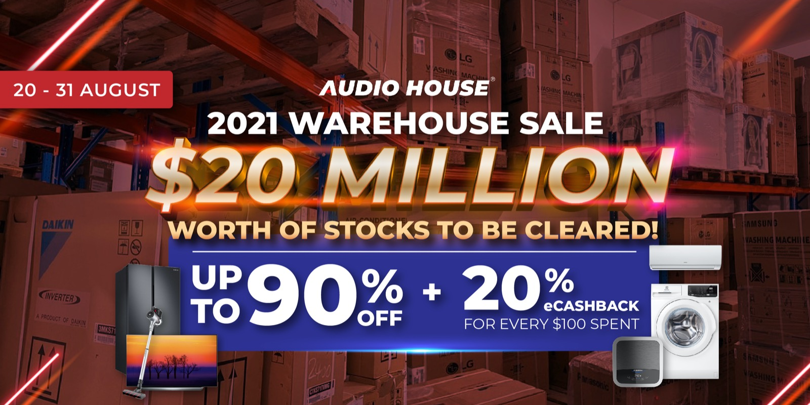 More than $20 million worth of Stocks to be Cleared at Audio House 2021 Warehouse Sale!