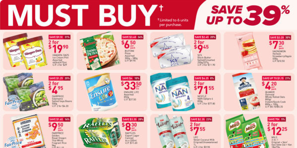NTUC FairPrice Singapore Your Weekly Saver Promotions 26 Aug – 1 Sep 2021