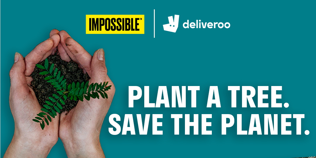Deliveroo & Impossible Foods team up to plant trees at the Amazon rainforest