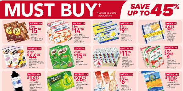 NTUC FairPrice Singapore Your Weekly Saver Promotions 2-8 Sep 2021