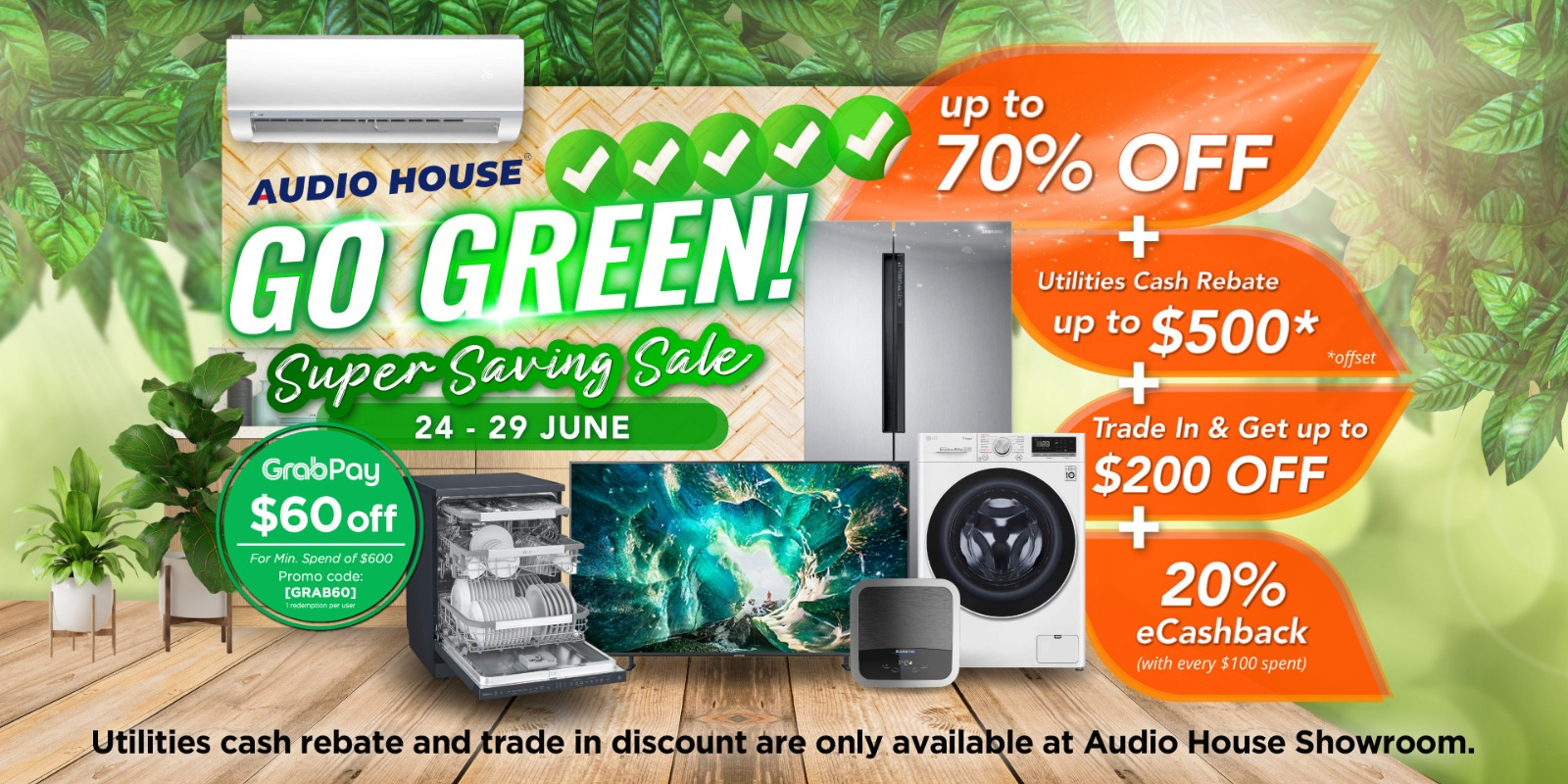 Singapore’s First-Ever Go Green Super Saving Sale is Here At Audio House!