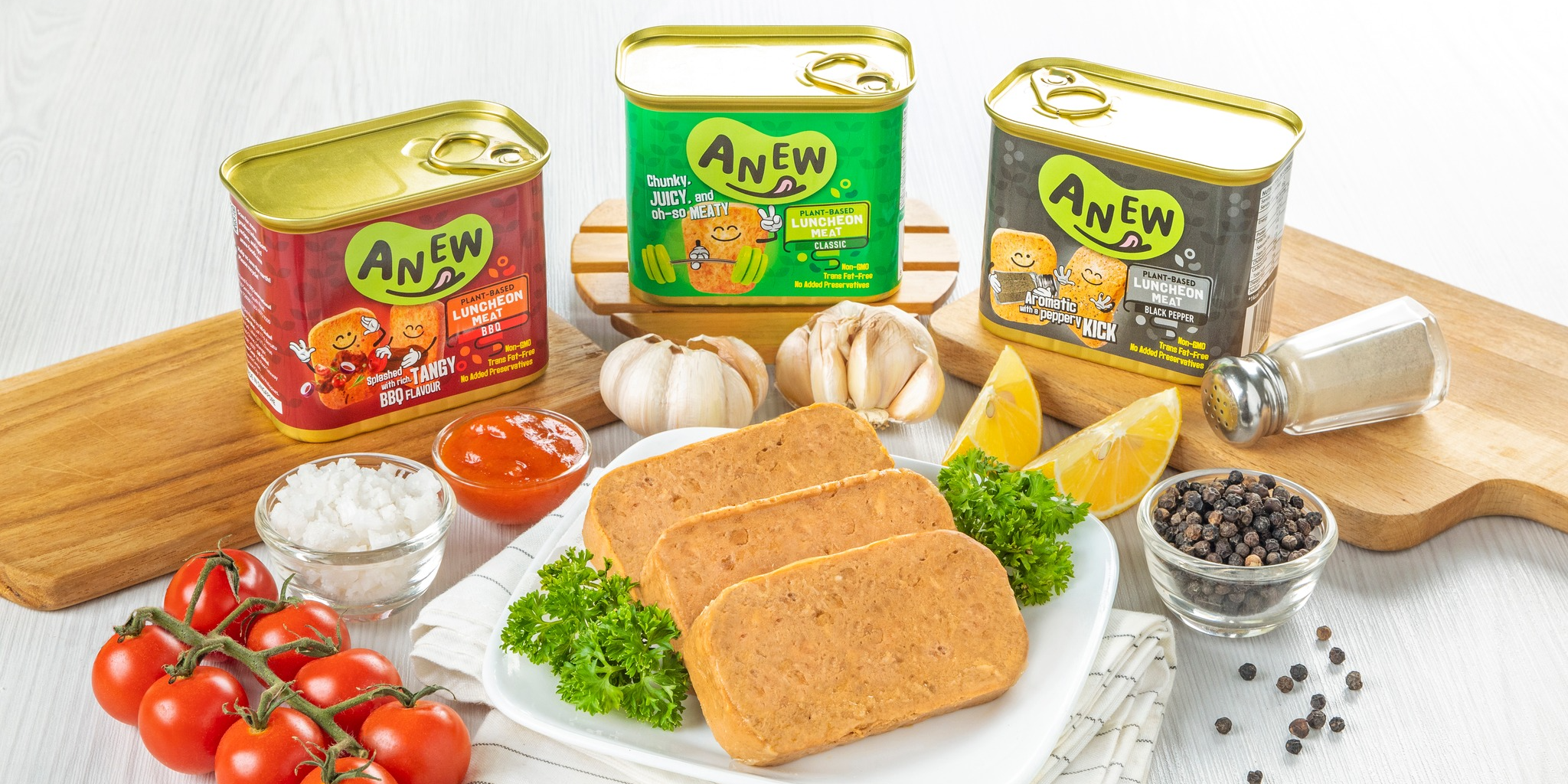 New plant-based luncheon meat ANEW as low as $4.95 – only at FairPrice!