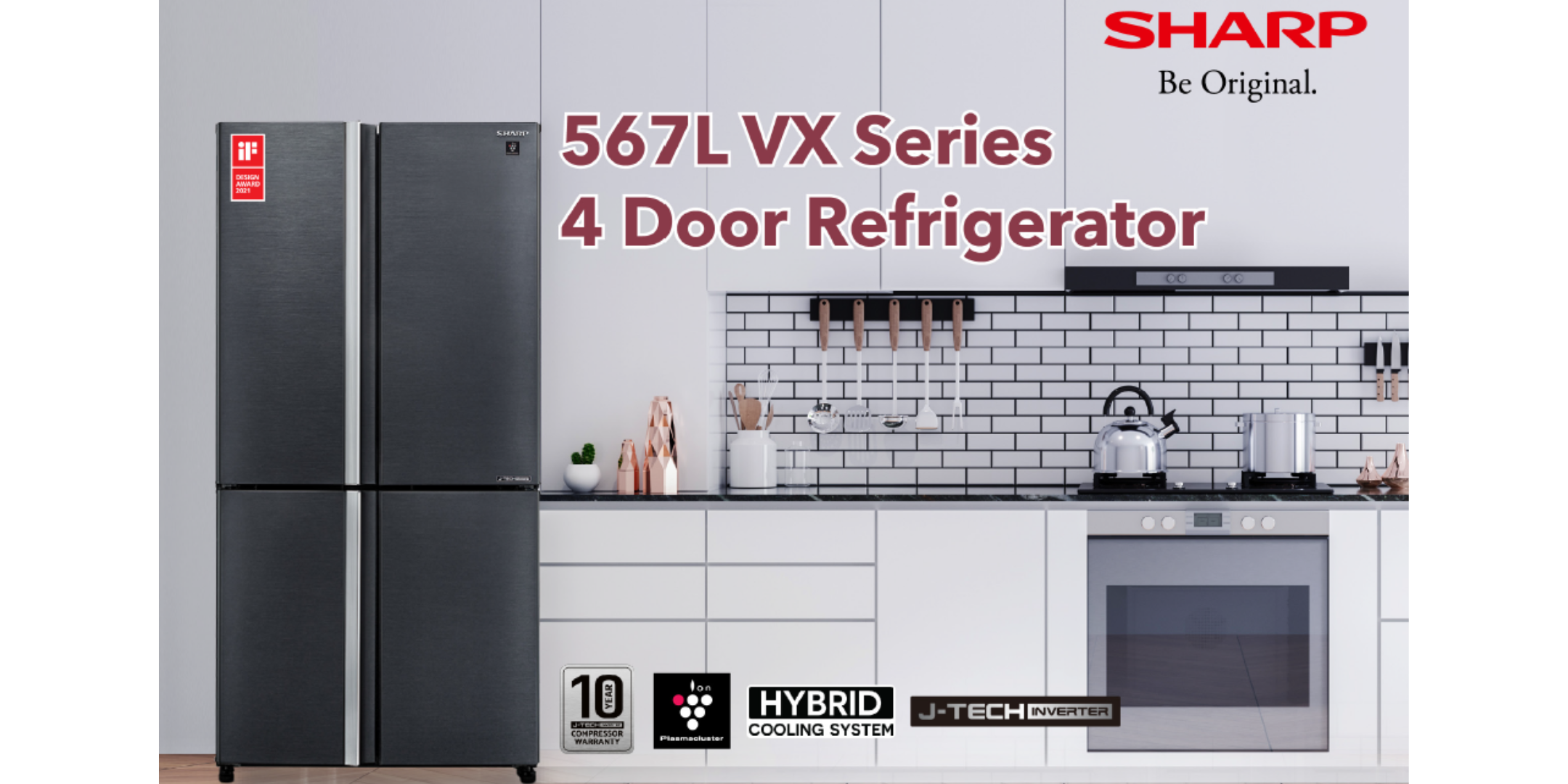 SHARP’s New Multi Door Fridge Prevent Nutritional Loss and Keep Energy Consumption Low