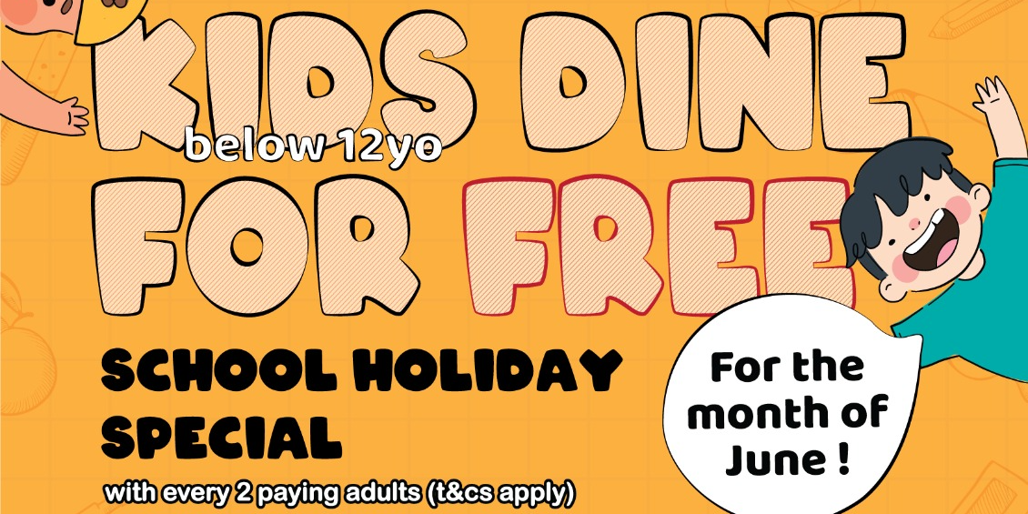 Kids Dine FREE at SENSHI Sushi & Grill This June Holidays